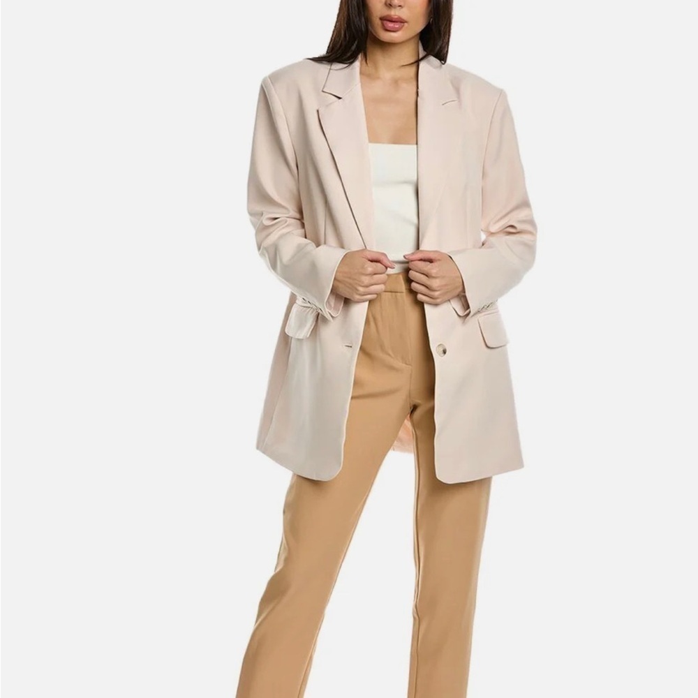 Walter Baker Kira Oversized Jacket in Bone Size XS